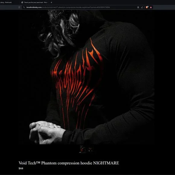 トップス Breathe Divinity Void Tech XL Dark Shadows Final Collection is now live🏴 Same-Day